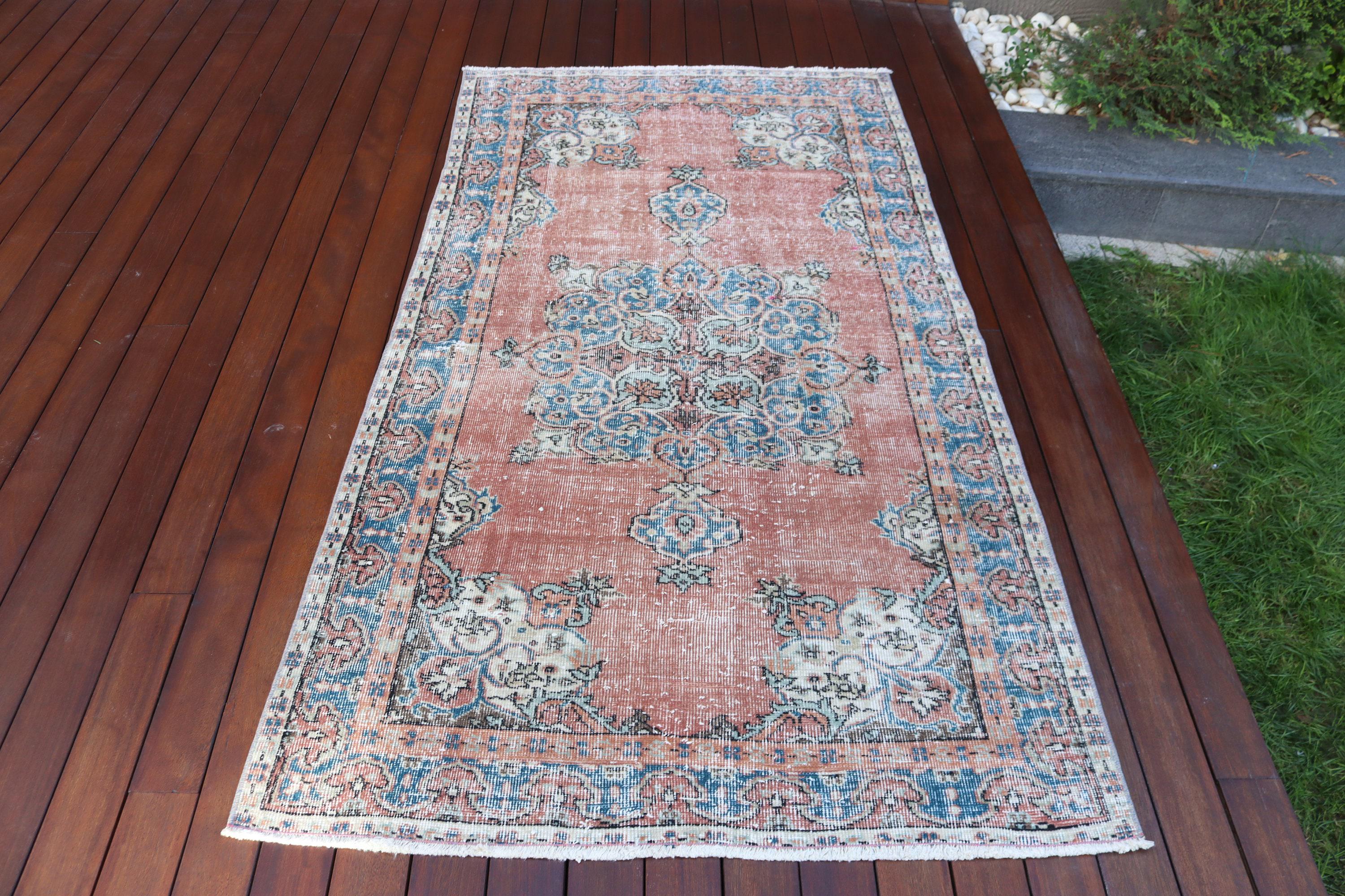 Vintage Turkish Rug, Oushak Area Rug, 113x200cm - Etsy