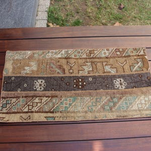 Turkish Rug 2x3ft Vintage Pattern