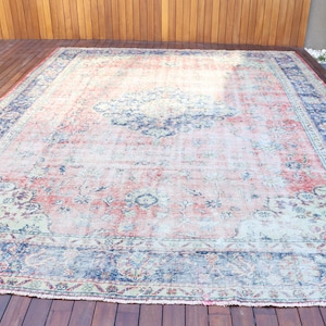 Vintage Turkish Rug 310x388cm 10x13ft