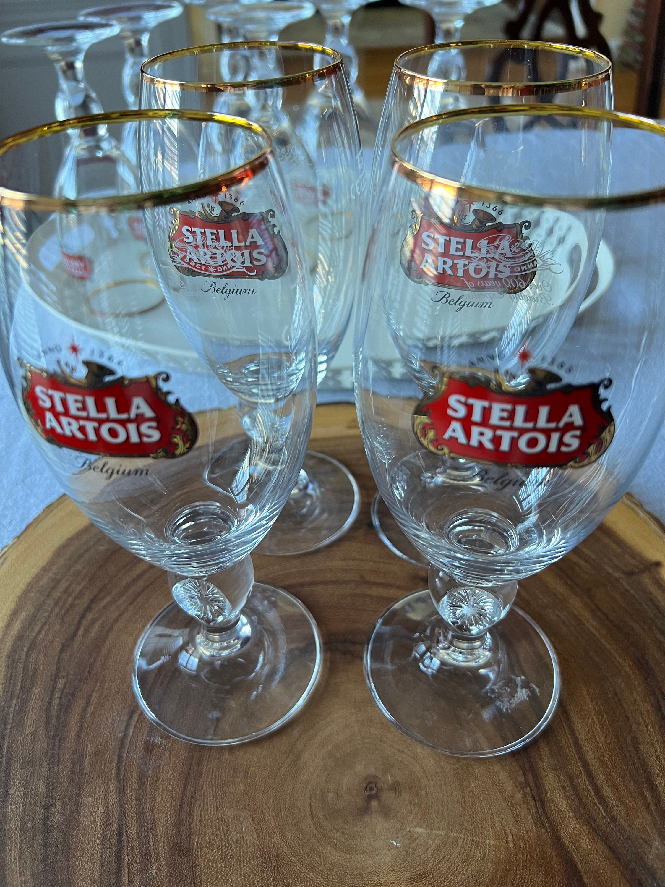 Stella Artois Beer Chalice Glasses - Etsy