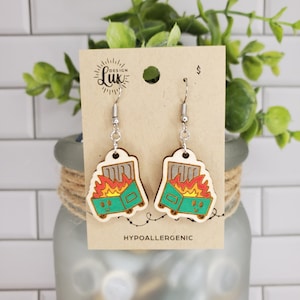 Dumpster Fire Earrings