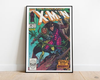 DO DRUKU, X-Men, Uncanny, Gambit, superbohater, wydruk komiksowy, wydruk ścienny