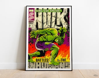 DO DRUKU, Hulk, superbohater, wydruk komiksowy, wydruk ścienny