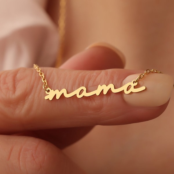Mama Necklace Etsy