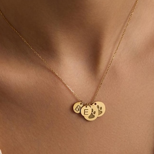 Custom Paw Print Necklace: Sterling Silver Pet Memorial Jewelry