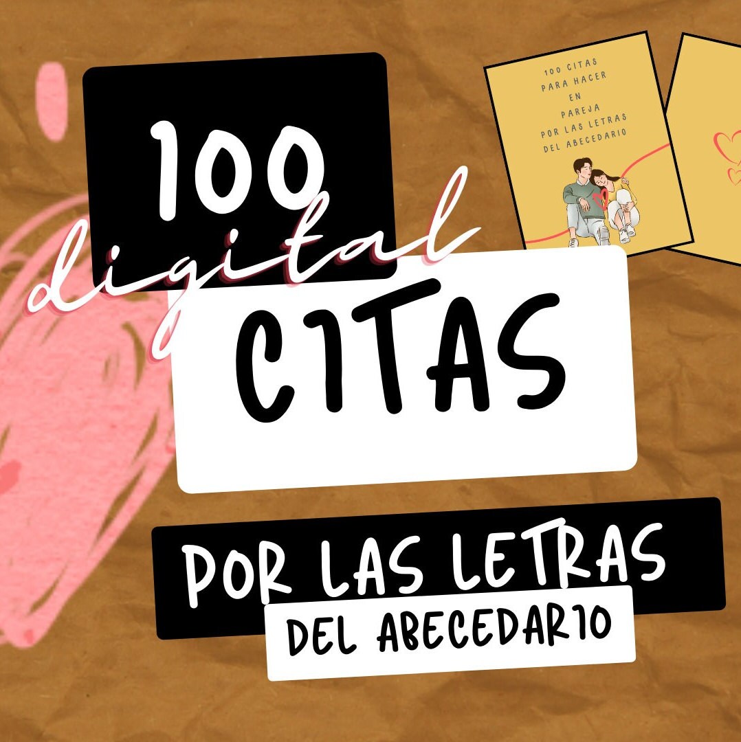 Libro 100 Citas Juntos Book of 100 Dates Together Couples Challenging Reto  De Parejas Couple Gifts spanish and English Version, Vday 