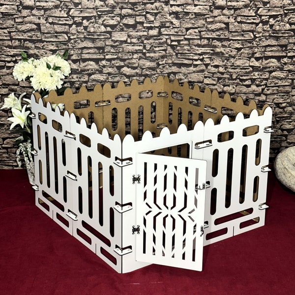 Wooden Pet Enclosure with a Door - Perfect for Small Furry Animals and Puppies