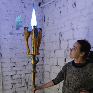 Mercy Caduceus staff  ALL STARS with LEDs