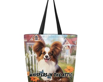 The Magical papillon canvas shopping bag