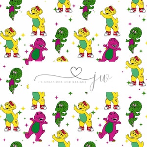 Seamless Pattern/File/Print Barney