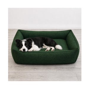 Sofá cama para perros de fácil limpieza – Funda lavable con borde acolchado