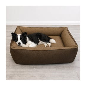 Cama lavable mediana para perros con borde acolchado – Sofá acogedor para mascotas
