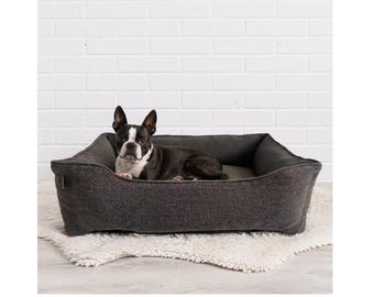 Washable Dog Couch for Boston Terrier & French Bulldog – Cozy dog bed.