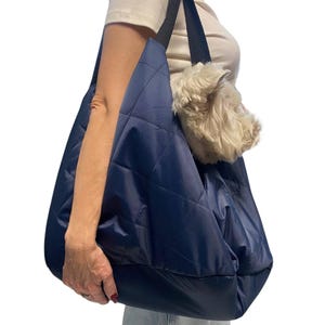 Dog mom gift for dog car seat carrier bag waterproof travel dog tote  vet visit bag portable carrier for small dogs car seat bag for dogs