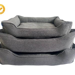 Orthopedic rectangle dog bed – medium & large calming pet couch soft cozy bed for dogs and cats luxury dog furniture  dog owner gift