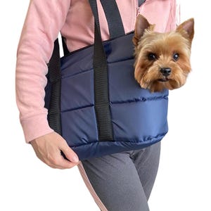 Waterproof dog carrier bag small dogs & cats scratch-resistant dog walking bag soft travel tote  pets airline-approved puppy kitten carrier