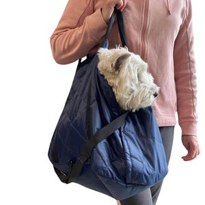 Pet carriers dog walking bag 2-in-1 dog car seat waterproof cratch-resistantlover dog shoulder carrier dog lover gift & owner gift
