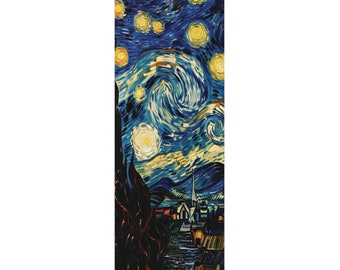 Yoga Mat, Non-slip Yoga Mat Anti-slip Pilates Mat Fitness Exercise Mat, Home Gym Workout Equipment, Valentine's Day Gift for Her, Van Gogh