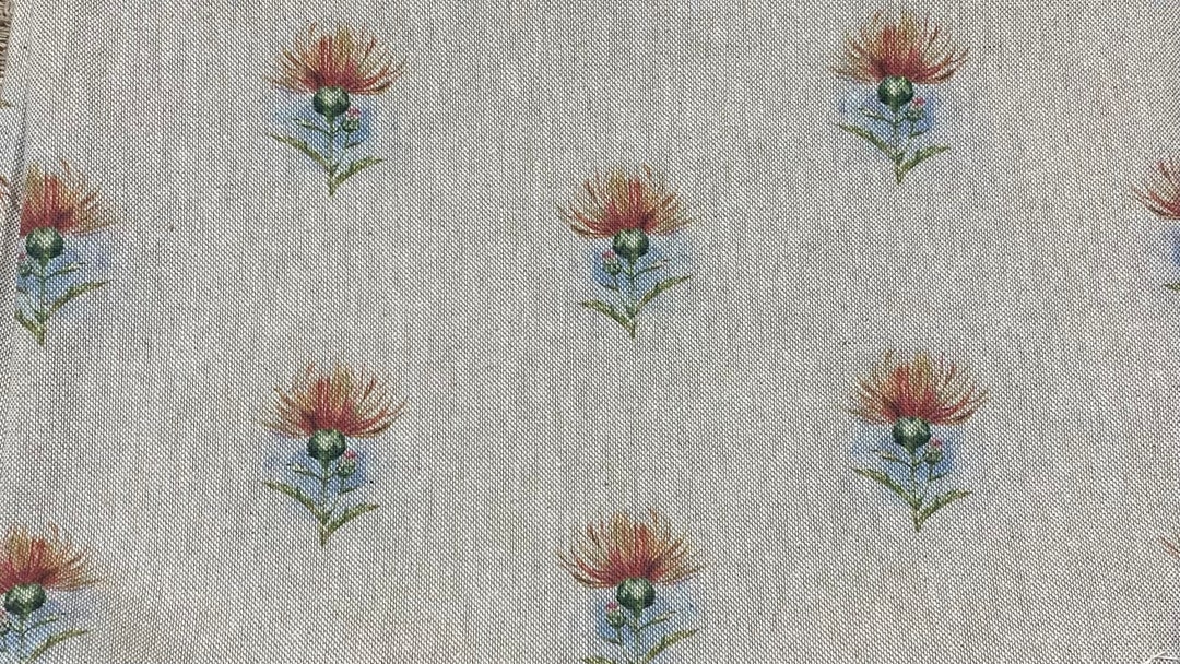 RED THISTLE LAMPSHADE, Made in the Scottish Highlands Lampshade