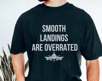 Pilotskjorta, pilot-t-shirt, rolig pilotskjorta, flygbolagspilotskjorta, present till flygplanspilot, flygplanskjorta, pilotpresent, flygplanskärlek