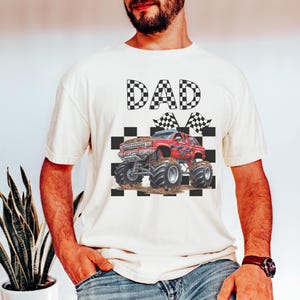 Dad Monster Truck Shirt, Monster Truck Dad Shirt, Truck Jam Family Birthday Party Shirt, Monster Truck Birthday Party Theme Shirt for Family