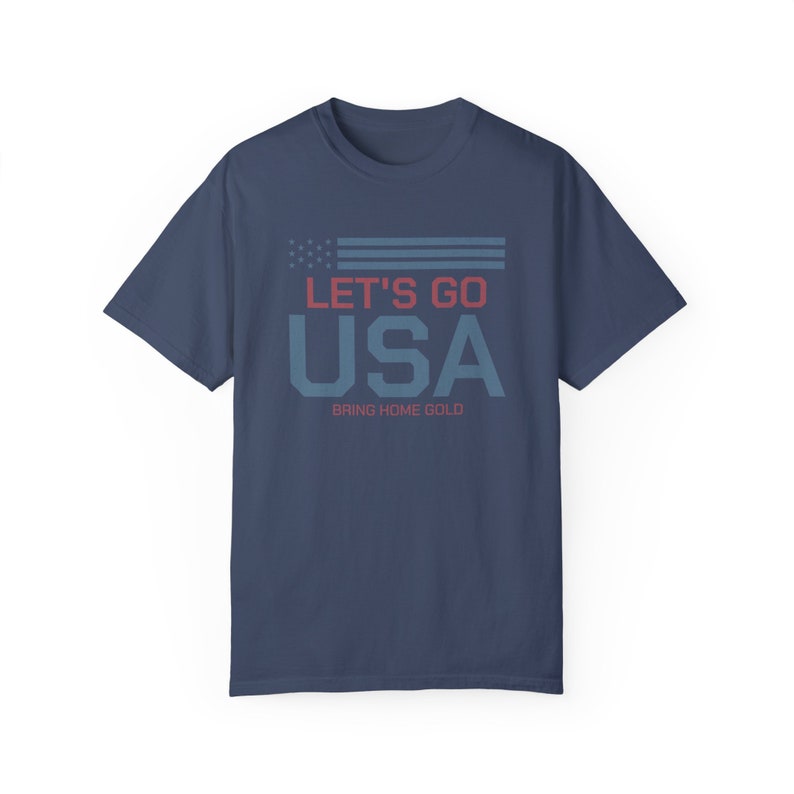 T-shirt USA, chemise jeux d'été, cadeau pour athlète américain, chemise Lets Go USA, chemise Amérique, chemises patriotiques pour femme, chemise USA image 5