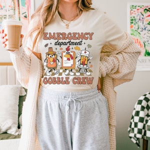 Nurse Thanksgiving Shirt, Thanksgiving Nurse Shirt, ER Nurse Thanksgiving Shirt, Nurses Group Shirts, Thanksgiving Nurse Gifts For Women