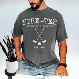 40th Birthday Golf Shirt, Golf Gift For 40th Birthday, Golf 40th Birthday Shirt, Fore-Tee Birthday Shirt, Custom 40th Birthday Golf Shirt