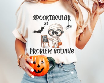 Halloween Teacher Shirt, Math Teacher Halloween Shirt, Halloween Teacher, Math Teacher Shirt, Halloween Math Shirt, Funny Halloween T-shirts