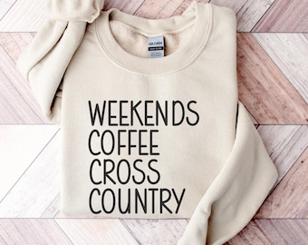 Cross Country Sweatshirt, Track Season Running Shirt, Funny XC Runner Gift, XC Mom Sweater, High School Cross Country, Cross Country Team