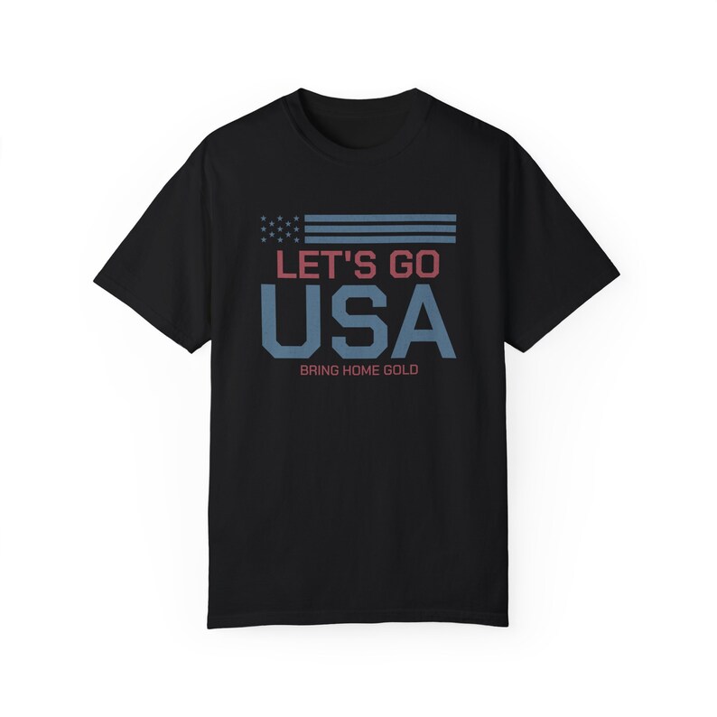 T-shirt USA, chemise jeux d'été, cadeau pour athlète américain, chemise Lets Go USA, chemise Amérique, chemises patriotiques pour femme, chemise USA image 6