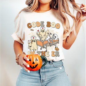 ER Nurse Halloween Shirt, Funny Halloween Nurse Shirts, Emergency Department Halloween Shirt, Emergency Nurse Shirt, Nurse Halloween Shirts