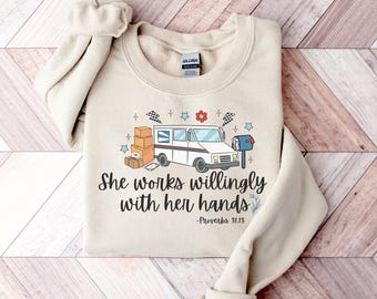 郵便局員スウェットシャツ、郵便局員Tシャツ、郵便局シャツ、郵便配達シャツ、郵便局員ギフト、郵便局員へのギフト、USPSシャツ