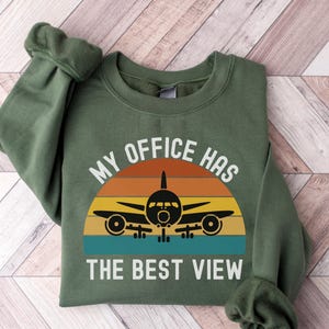 Pilot Sweatshirt, Funny Pilot Shirt, Airline Pilot Sweatshirt, Gift for Airplane Pilot, Aviation Shirt Funny Airplane Shirt, Pilot Gift