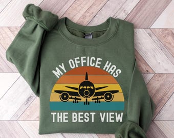 Sudadera de piloto, camiseta divertida de piloto, sudadera de piloto de aerolínea, regalo para piloto de avión, camiseta de aviación, camiseta divertida de avión, regalo de piloto