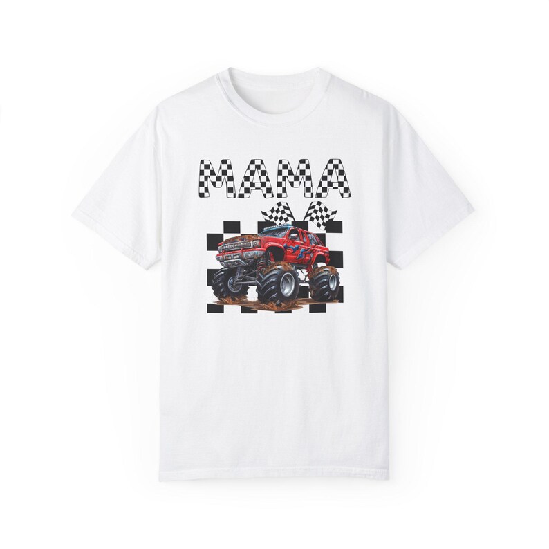 モンスタートラックママシャツ、ママモンスタートラックシャツ、トラックジャムファミリーバースデーパーティーシャツ、男の子バースデーパーティーTシャツ、新米ママへのベビーシャワーギフト 画像 4