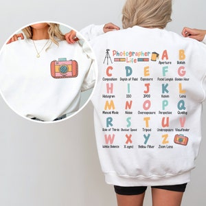 Photographer Sweatshirt, Wedding Photographer Crewneck, Gift For Photographer, Photographer Life Sweatshirt, Photography Gift, Camera Shirt