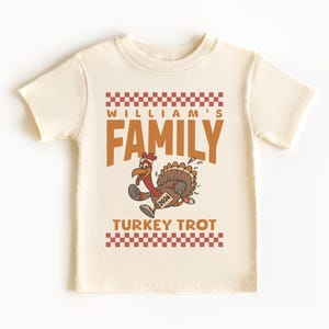 Custom Kids Turkey Trot Shirt, Family Turkey Trot Shirt, Personalize Kids Turkey Trot Shirt, Toddler Turkey Trot Shirt, Turkey Trot Shirt