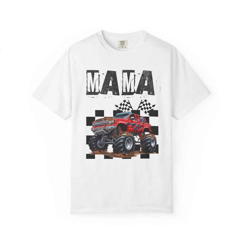 Monster Truck Mama Shirt, Mama Monster Truck Shirt, Truck Jam Family Birthday Party Shirt, Boy Birthday Party Tee, New Mom Baby Shower Gift image 4