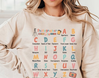Photographer Sweatshirt, Gift For Wedding Photographer, Gift For Photographer, Photographer Life Sweatshirt, Photography Gift, Camera Shirt