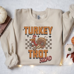 Turkey Trot Sweatshirt, Turkey Trot Group Sweatshirt, Running Turkey Trot Shirts, Family Turkey Trot Shirts, Thanksgiving Turkey Trot Shirt