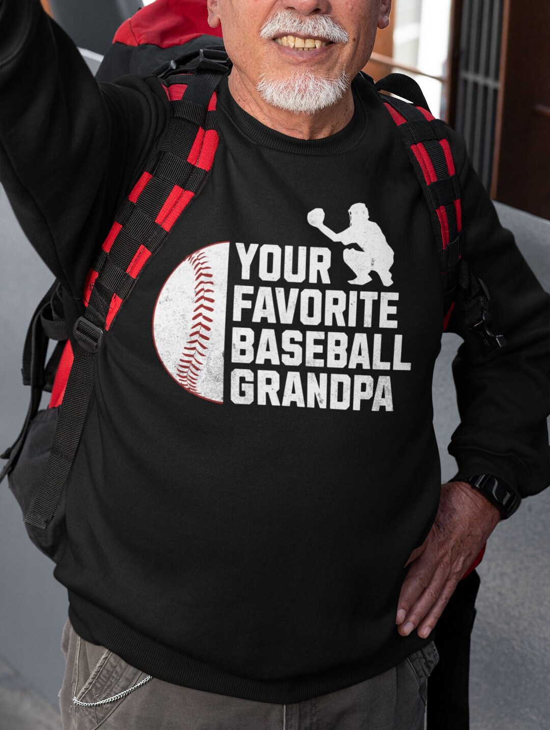 Baseball Grandpa Sweatshirt, Baseball Grandpa, Grandpa Baseball Tee