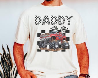 Monster Truck Dad Shirt, Dad Monster Truck Shirt, Truck Jam Family Birthday Party Shirt, Boy Birthday Party Tee, New Dad Gift, Truck Lover