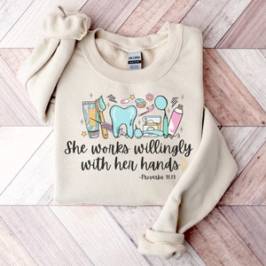 Dentist Sweatshirt, Dental Office Shirts, Dental Assistant Shirt, Orthodontist Shirt, Dental Assistant Gifts, Dentist Office Gifts For Staff