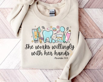 Dentist Sweatshirt, Dental Office Shirts, Dental Assistant Shirt, Orthodontist Shirt, Dental Assistant Gifts, Dentist Office Gifts For Staff