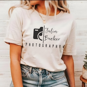 Custom Photographer Shirt, Personalize Photographer Shirt, Photographer Thank You Gift, Wedding Photographer, Photography Camera Shirt