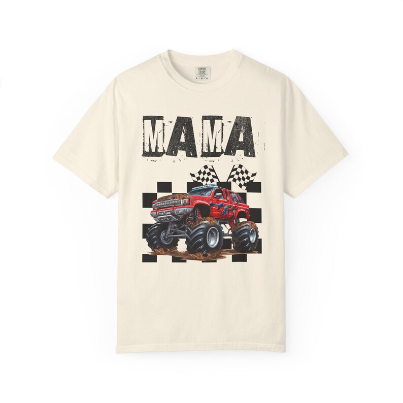 Monster Truck Mama Shirt, Mama Monster Truck Shirt, Truck Jam Family Birthday Party Shirt, Boy Birthday Party Tee, New Mom Baby Shower Gift image 2