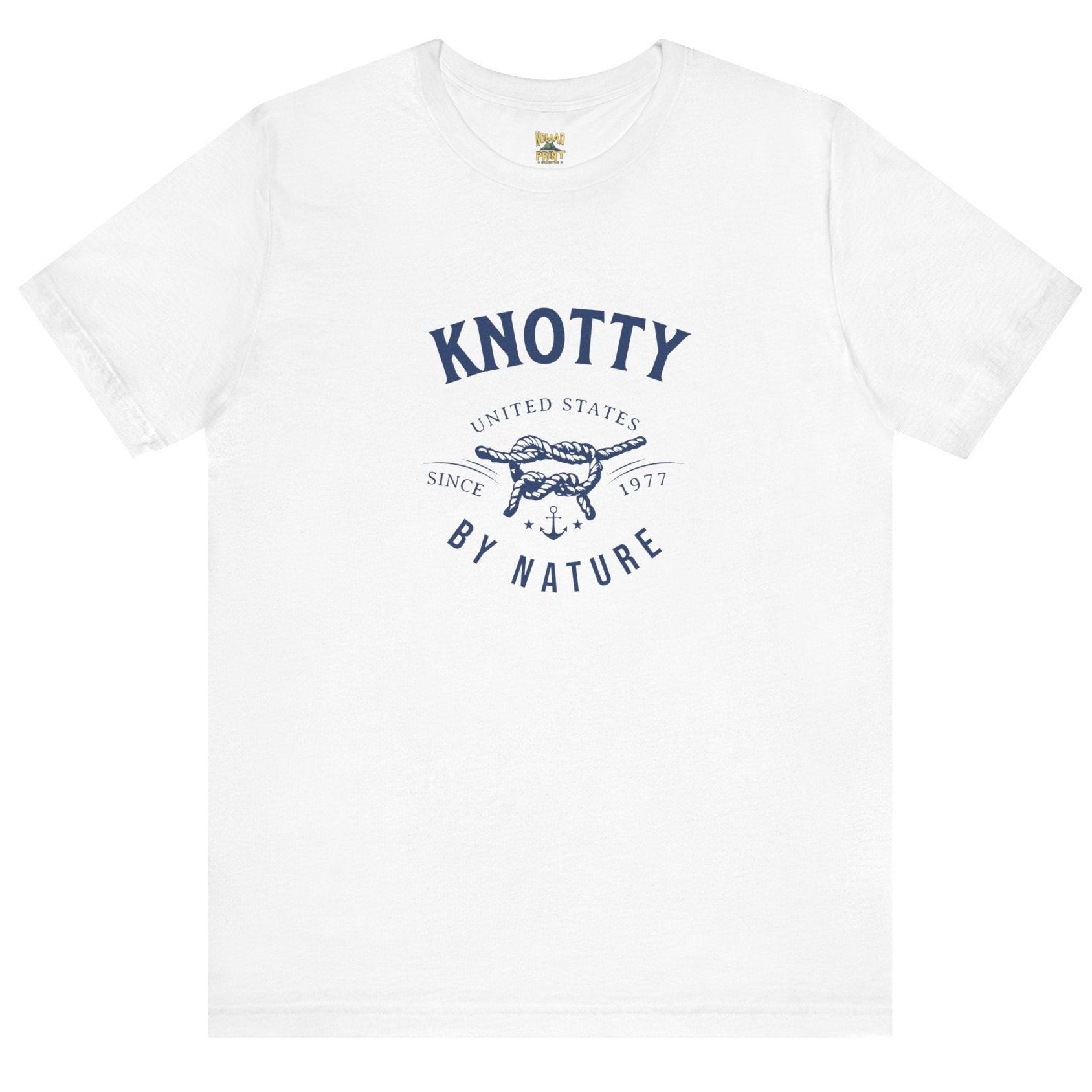 Knotty By Nature by Retro Boater Unisex Jersey Short Sleeve Tee Knotty By Nature by Retro Boater Unisex Jersey Short Sleeve Tee