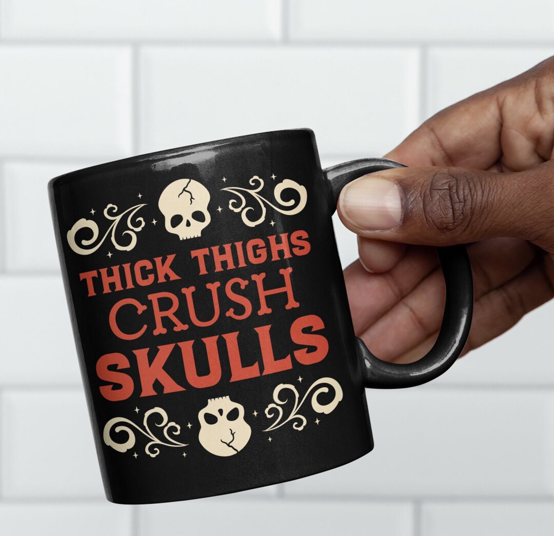 Unique thick Thighs Crush Skulls Gothic Inspired - Etsy