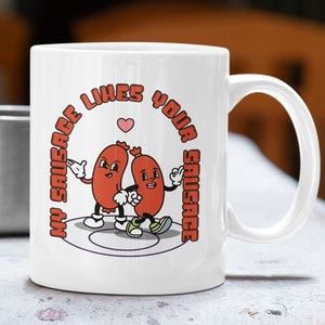 Essential Sausage Mug Funny Sausage Gift. Food Pun Mug. Food Pun Gift. Foodie Mug. Foodie Gift. Hot Dog Mug. Hot Dog Gift. Hot Dog Lover Mug